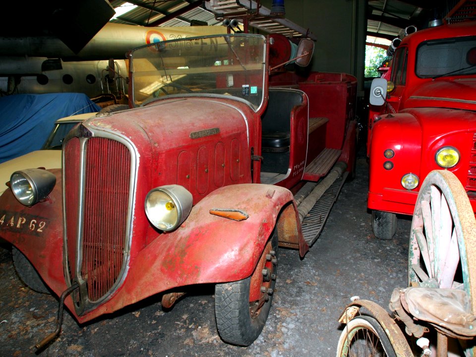 Delahaye Fire Engine '924 AP 62' Sapeurs Pompiers Ville de Therouanne, Musée de l'Epopée de l'Industrie et de l'Aéronautique, pic 3