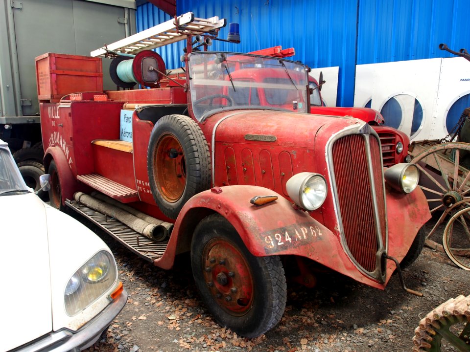 Delahaye Fire Engine '924 AP 62' Sapeurs Pompiers Ville de Therouanne, Musée de l'Epopée de l'Industrie et de l'Aéronautique, pic 1