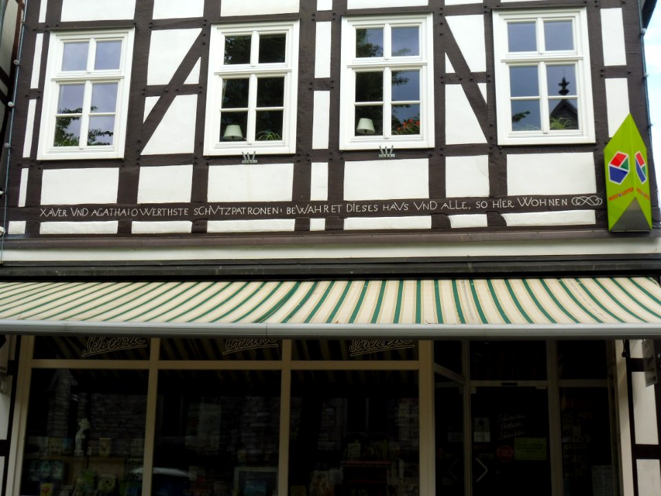 Delbrück - Kirchplatz 4 - Inschrift