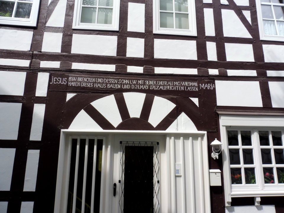 Delbrück - Kirchplatz 4 - Inschrift Tor