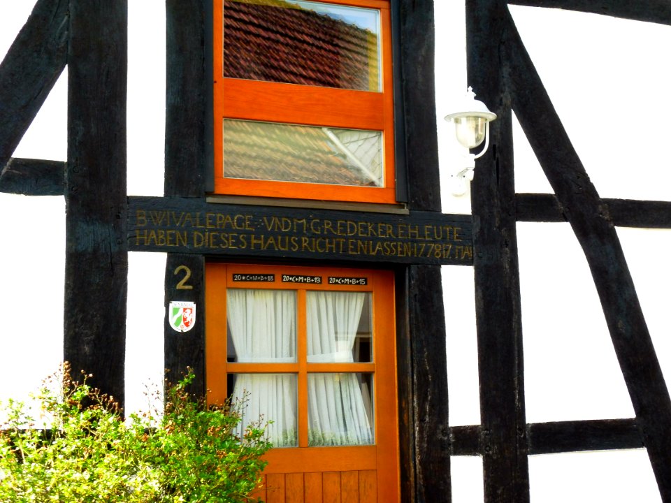 Delbrück - Kleine Straße 2 - Inschrift