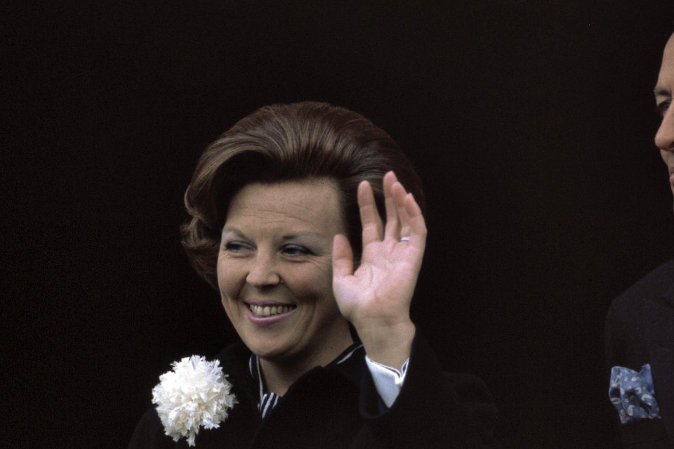 Defile Soestdijk 1976 Prinses Beatrix , kop, Bestanddeelnr 254-9848