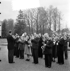 Defilé Soestdijk. Fanfare, Bestanddeelnr 934-7116