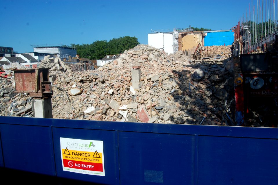 Demolition of 118–132 London Road, Brighton (May 2020) (2)