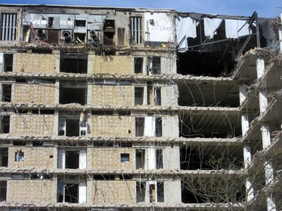 Demolition of Amex House, Edward Street, Brighton (March 2017) (28)