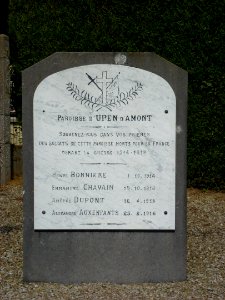 Delettes (Pas-de-Calais) Upon d'Amont, monument aux morts paroissial