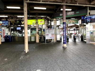 Demachiyanagi station ticket gates 20200602 01