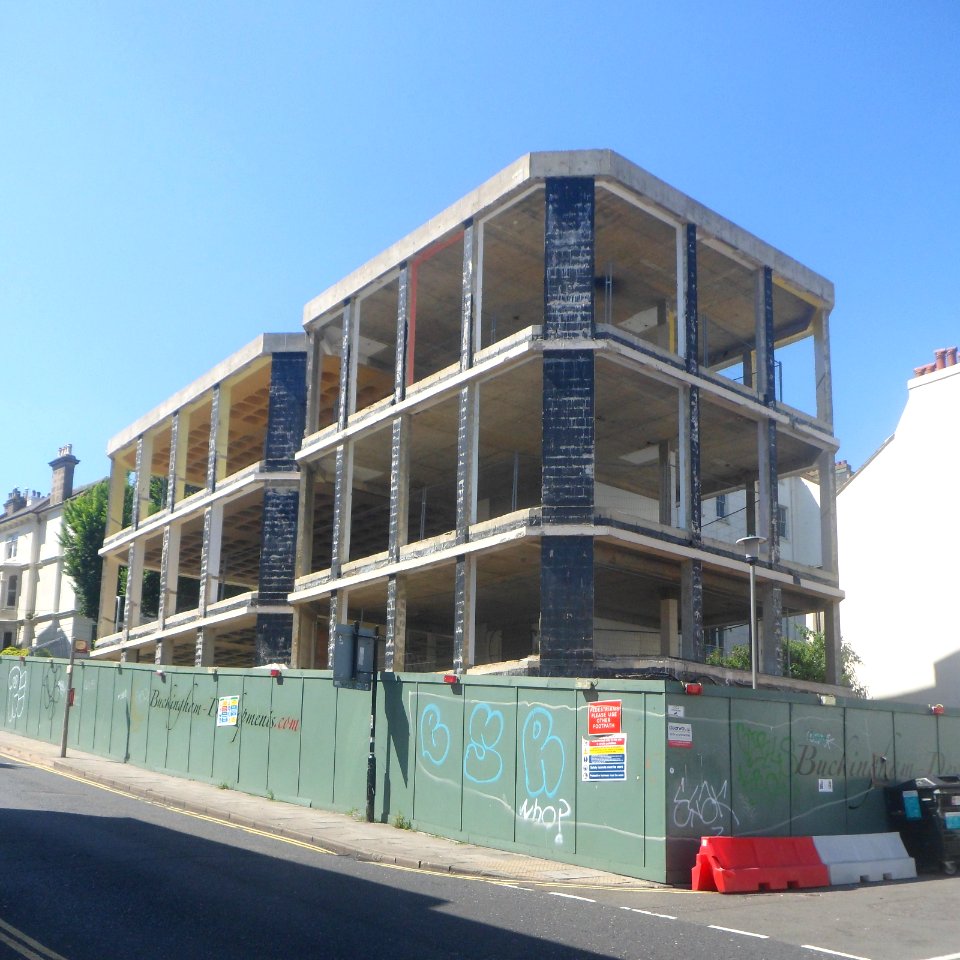 Demolition of 80 Buckingham Road, West Hill, Brighton (July 2017) (5)