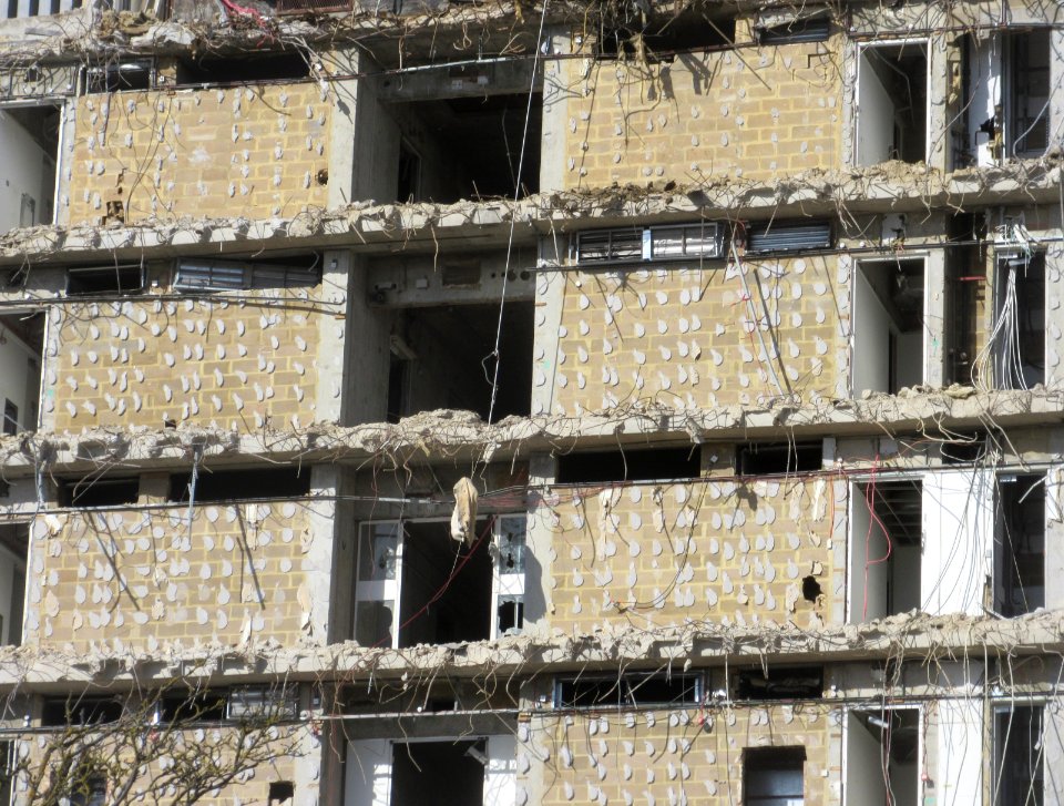 Demolition of Amex House, Edward Street, Brighton (March 2017) (18)