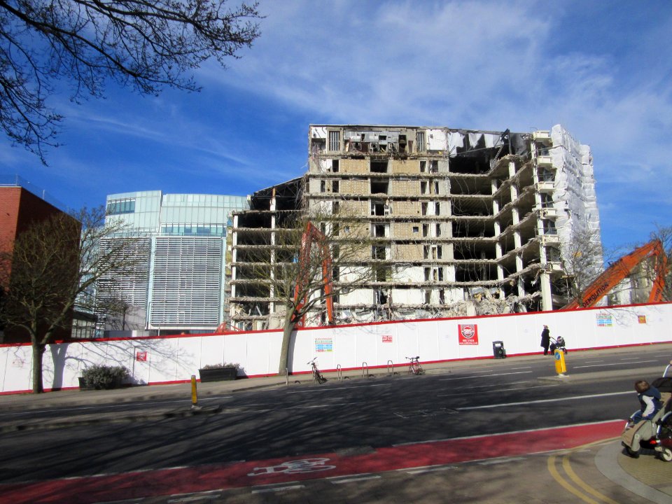 Demolition of Amex House, Edward Street, Brighton (March 2017) (30)