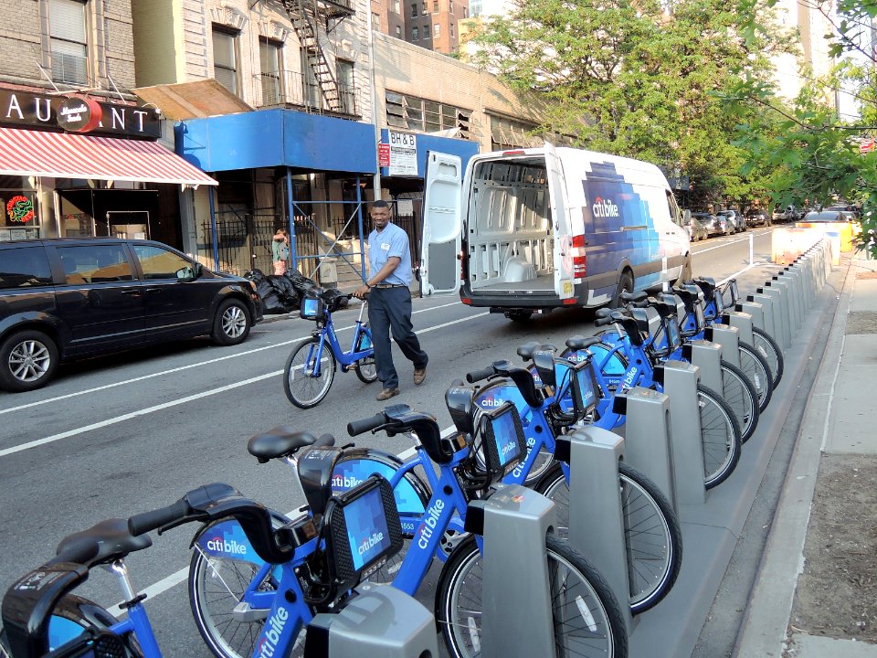 Delivering Citi Bike 360 W54 St jeh