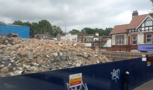 Demolition of 118–132 London Road, Brighton (June 2020) (1)