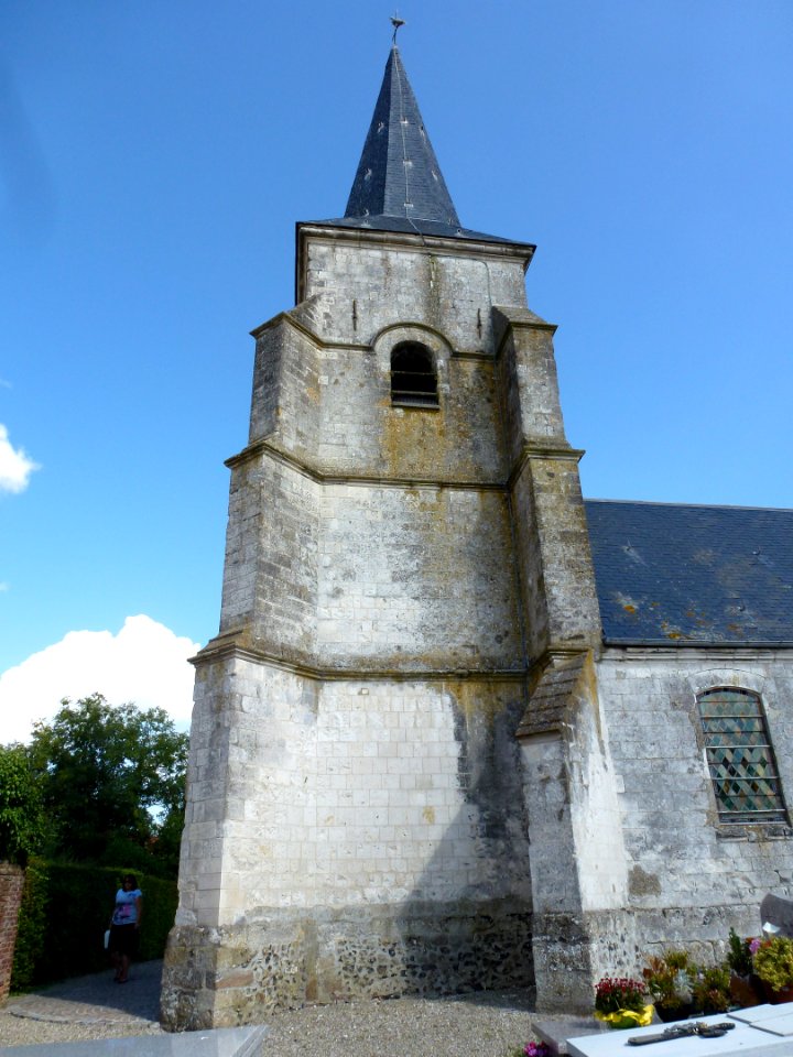 Delettes (Pas-de-Calais) Upon d'Aval. église (01)