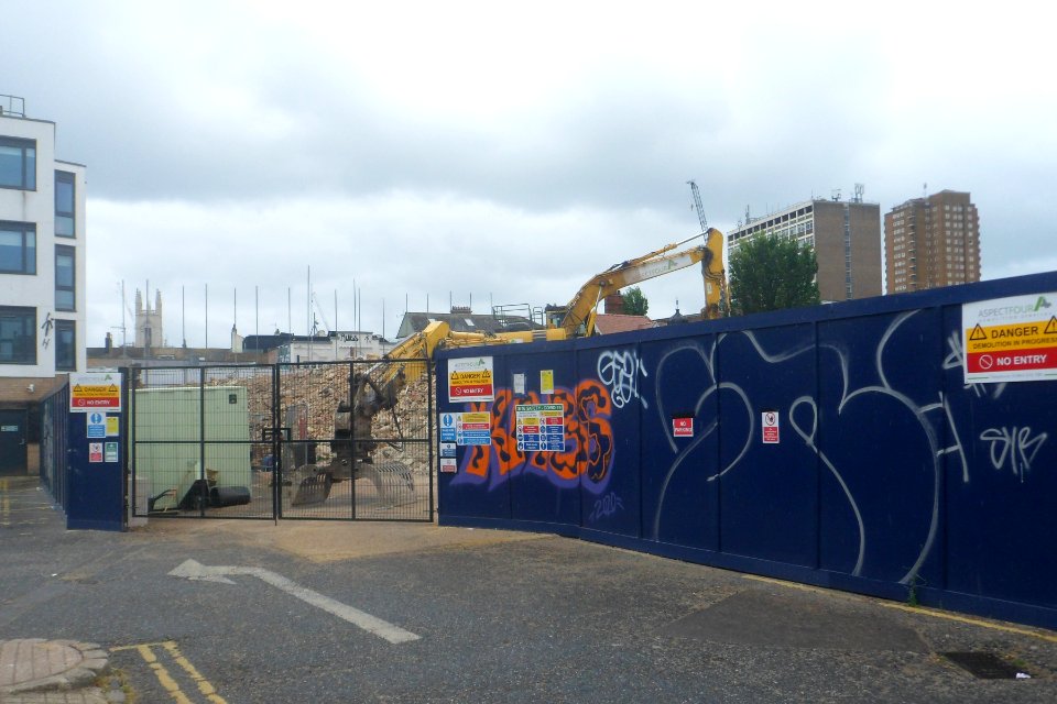 Demolition of 118–132 London Road, Brighton (June 2020) (9)