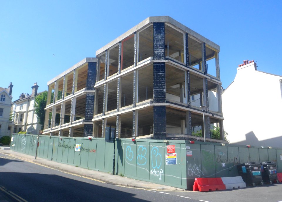 Demolition of 80 Buckingham Road, West Hill, Brighton (July 2017) (4)