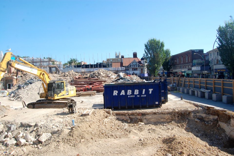 Demolition of 118–132 London Road, Brighton (May 2020) (3)