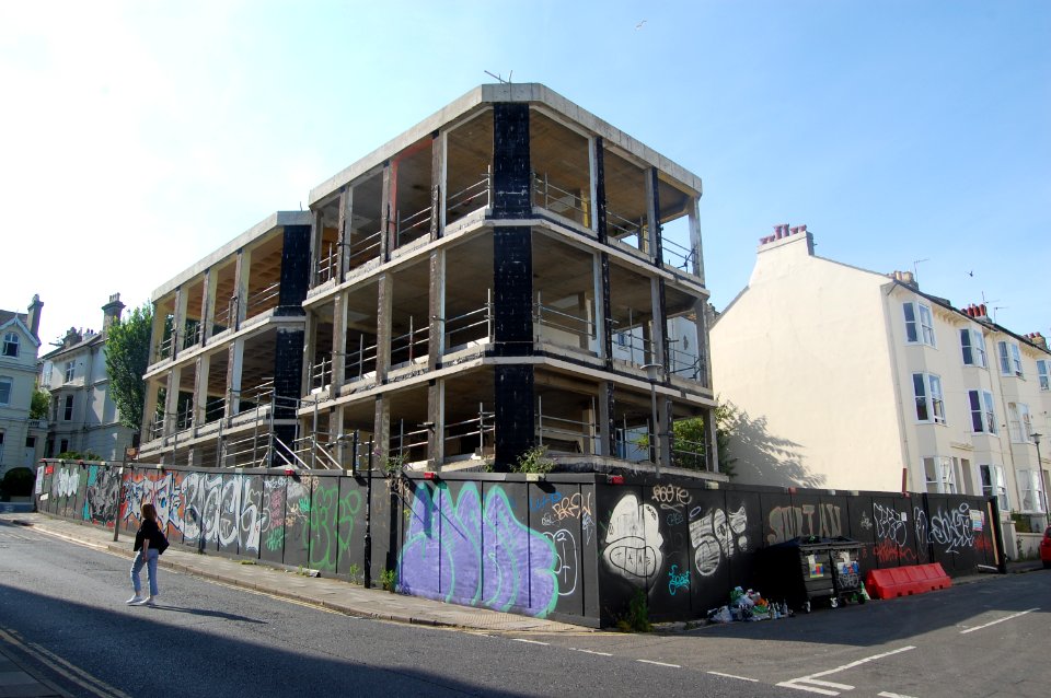Demolition of 80 Buckingham Road, West Hill, Brighton (July 2019) (2)