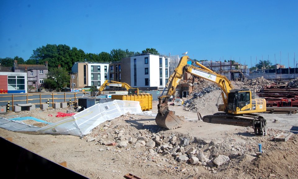 Demolition of 118–132 London Road, Brighton (May 2020) (6)