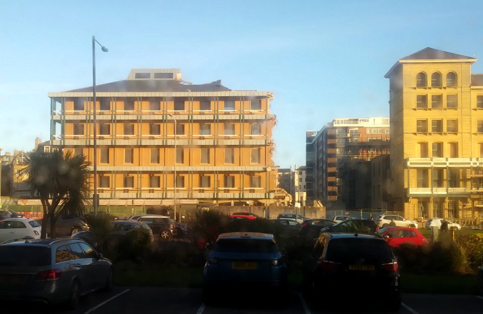 Demolition of North Wing of King's House, Queen's Gardens, Hove (12 January 2020) (6)