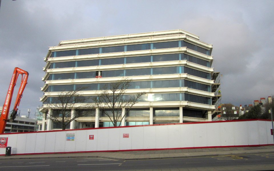 Demolition of Amex House, Edward Street, Brighton (December 2016) (4)