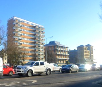 Demolition of North Wing of King's House, Queen's Gardens, Hove (19 January 2020) (1)