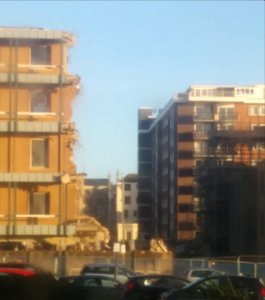 Demolition of North Wing of King's House, Queen's Gardens, Hove (12 January 2020) (7)
