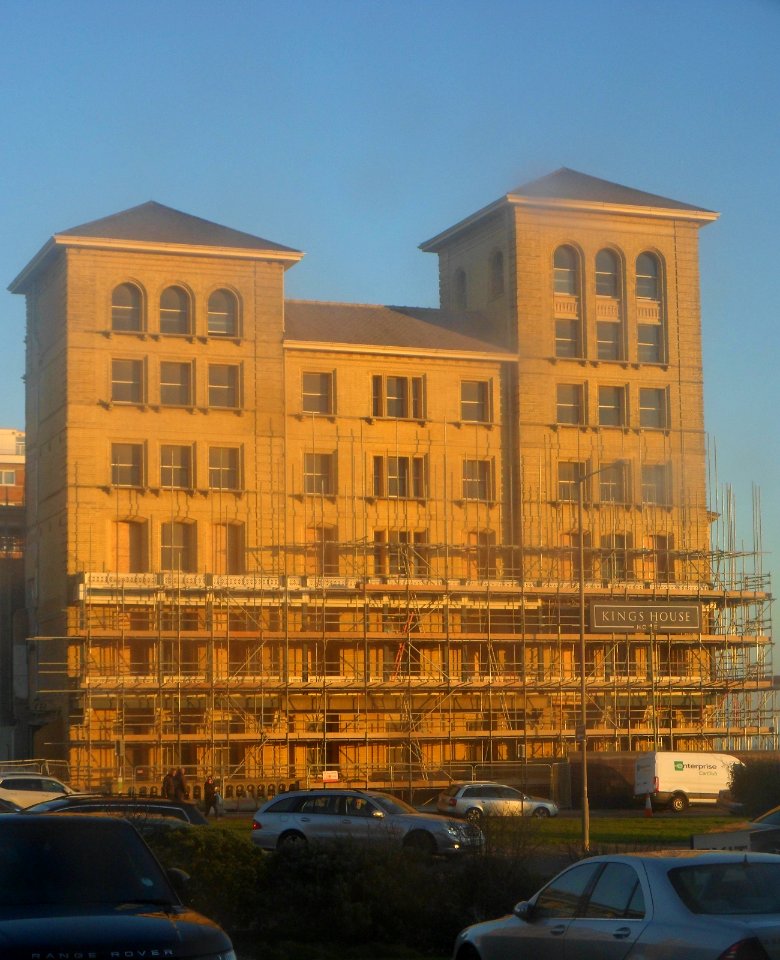 Demolition of North Wing of King's House, Queen's Gardens, Hove (19 January 2020) (14)
