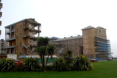 Demolition of North Wing of King's House, Queen's Gardens, Hove (2 February 2020) (19)