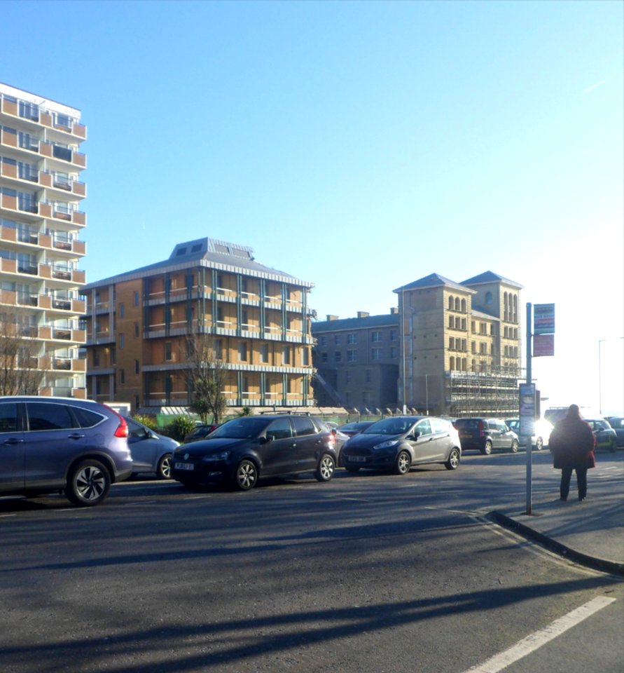 Demolition of North Wing of King's House, Queen's Gardens, Hove (19 January 2020) (3)