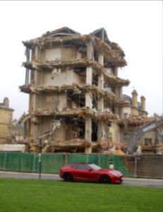 Demolition of North Wing of King's House, Queen's Gardens, Hove (2 February 2020) (2)