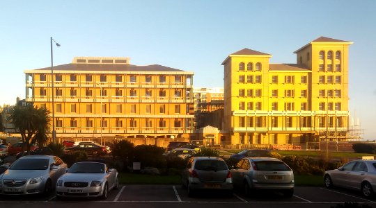 Demolition of North Wing of King's House, Queen's Gardens, Hove (25 December 2019) (1)