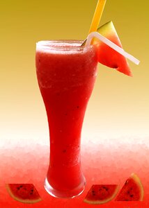 Red fresh melon