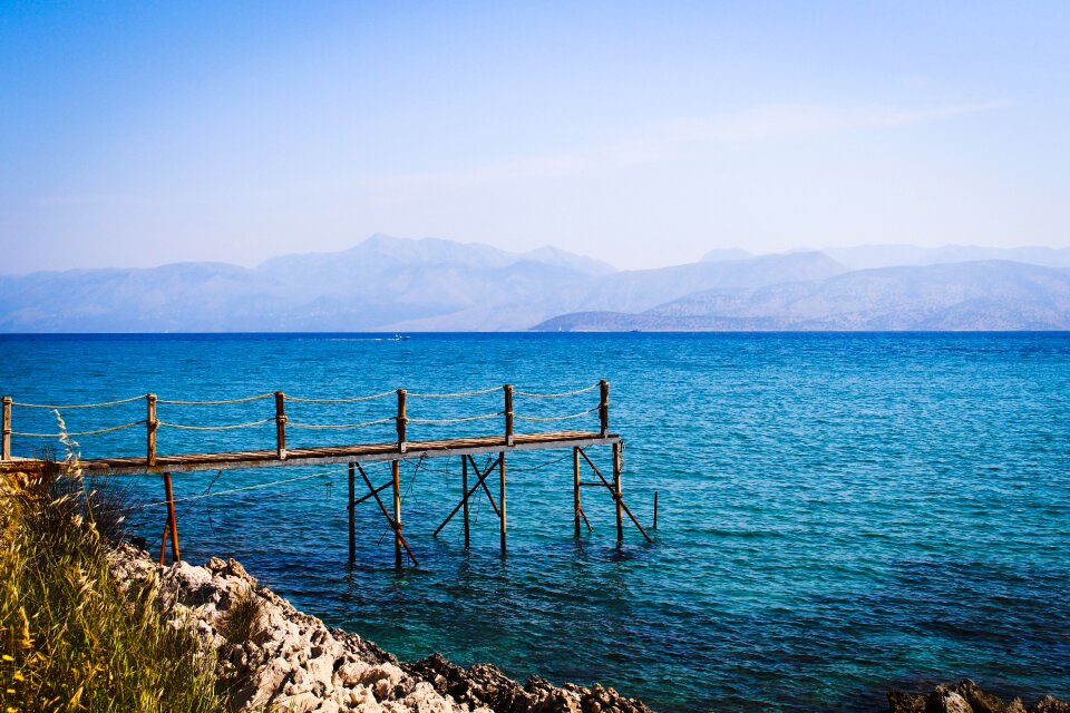 Blue water stones