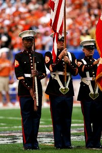 Uniforms spectators football stadium photo