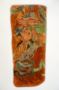 Demonic figure, Bezeklik, Cave 9, 779-886 AD, wall painting - Ethnological Museum, Berlin - DSC01735