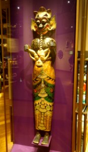 Demon figure, view 1 - Etnografiska museet - Stockholm, Sweden - DSC00947