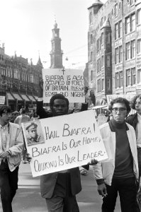 Demonstranten in Amsterdam, Bestanddeelnr 921-6191