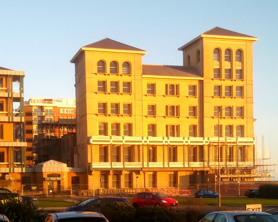 Demolition of North Wing of King's House, Queen's Gardens, Hove (25 December 2019) (4)