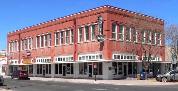 Deming, New Mexico, Baker Hotel bldg from SE 1