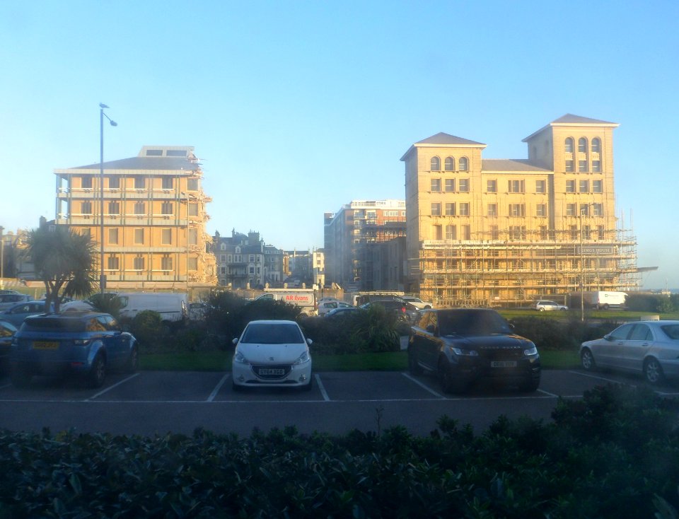 Demolition of North Wing of King's House, Queen's Gardens, Hove (19 January 2020) (9)