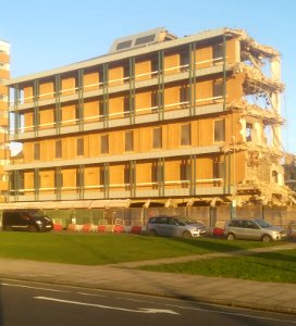 Demolition of North Wing of King's House, Queen's Gardens, Hove (12 January 2020) (12)