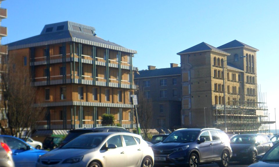 Demolition of North Wing of King's House, Queen's Gardens, Hove (19 January 2020) (2)