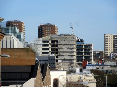 Demolition of Amex House, Edward Street, Brighton (March 2017) (5)