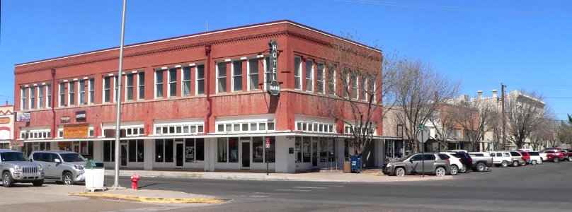Deming, New Mexico, Silver x Spruce, NW corner 1