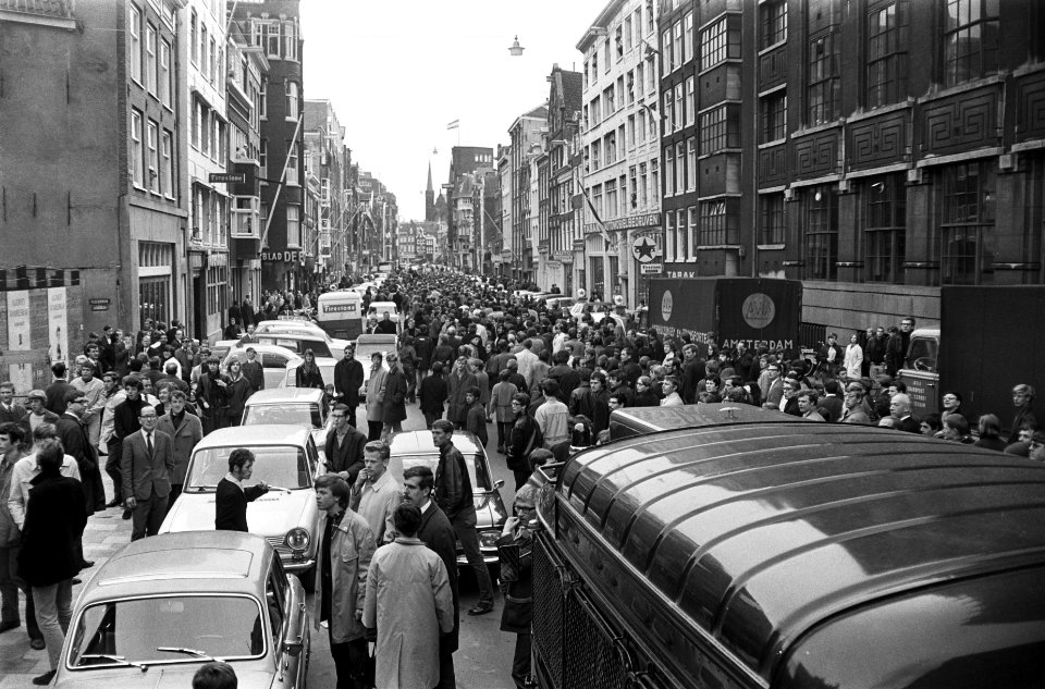 Demonstratie in Amsterdam, Bestanddeelnr 920-2908