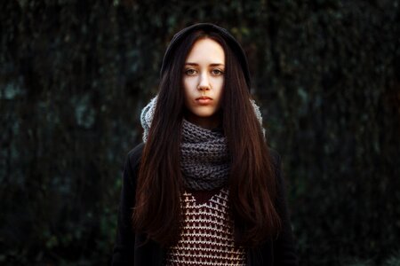 Photoshoot person portrait of a girl photo