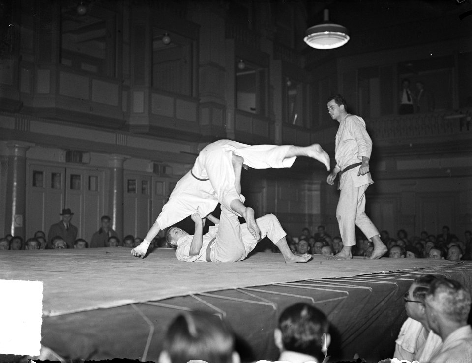 Demonstratie judosport Amsterdam, Bestanddeelnr 904-3383