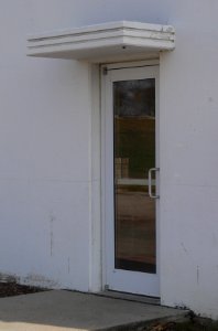 David City Municipal Auditorium W door