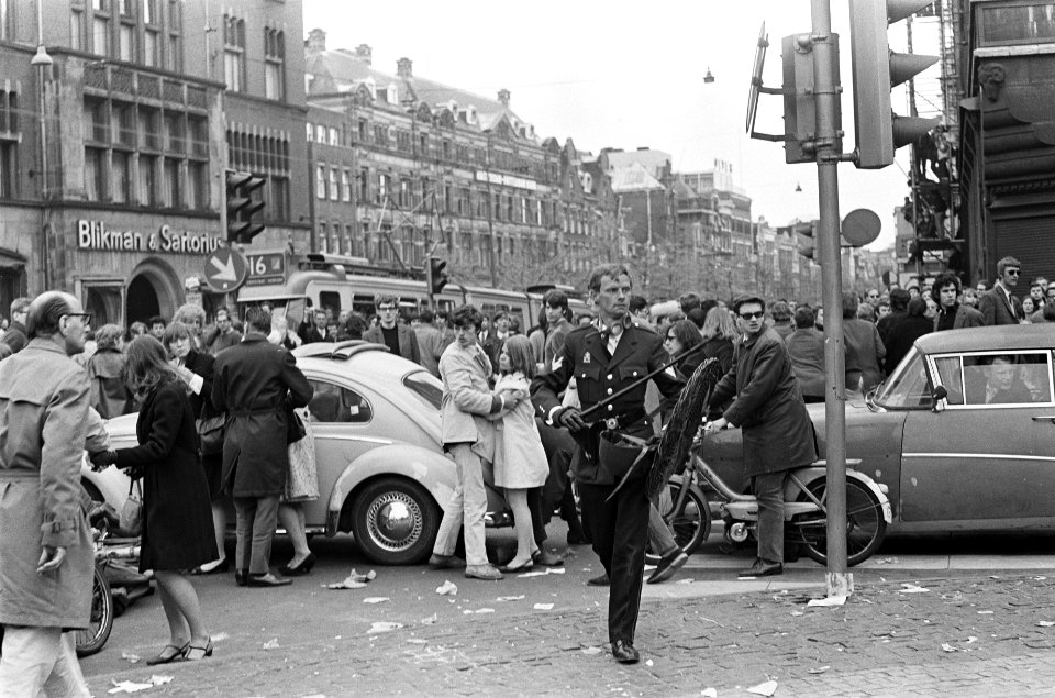 Demonstratie in Amsterdam, Bestanddeelnr 920-2906