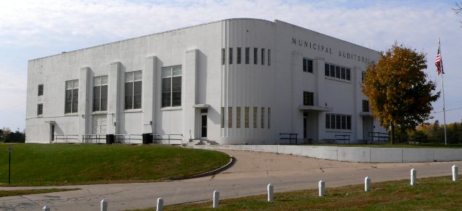 David City Municipal Auditorium from NE 1